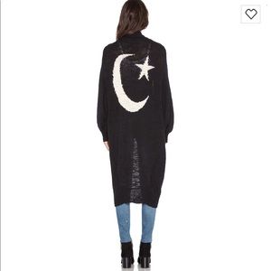 Wildfox Moon Star Cocoon Cardigan